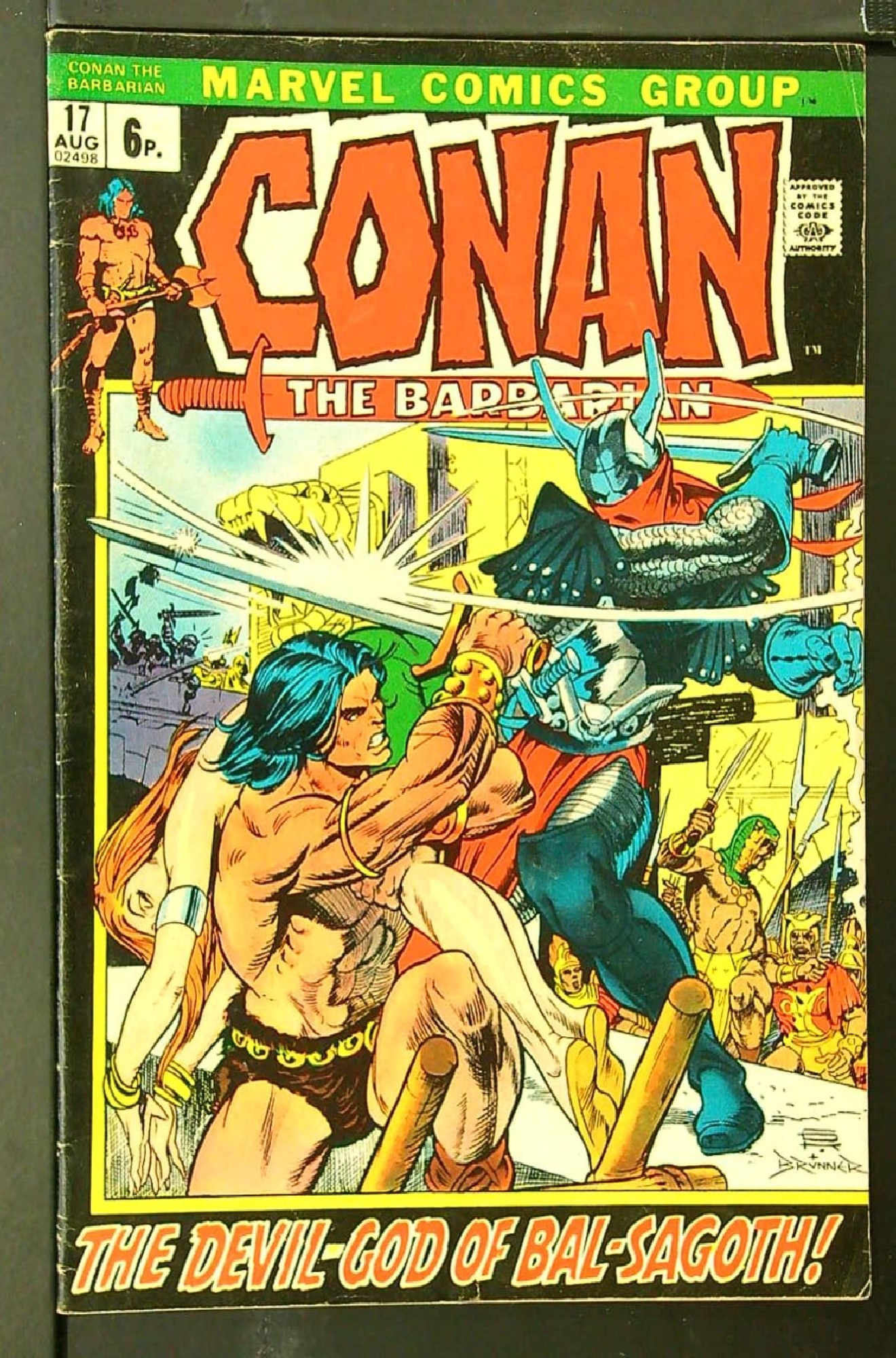 Cover of Conan the Barbarian (Vol 1) #17. One of 250,000 Vintage American Comics on sale from Krypton!