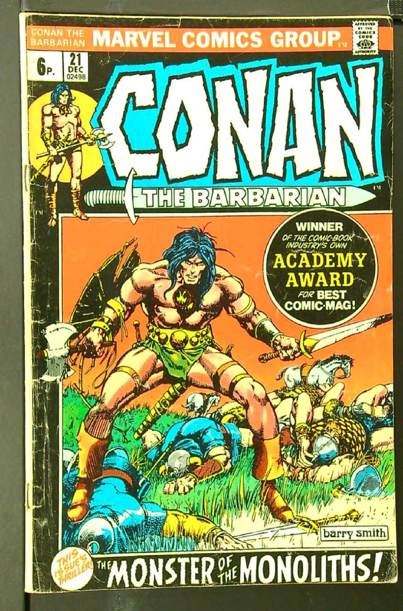 Cover of Conan the Barbarian (Vol 1) #21. One of 250,000 Vintage American Comics on sale from Krypton!