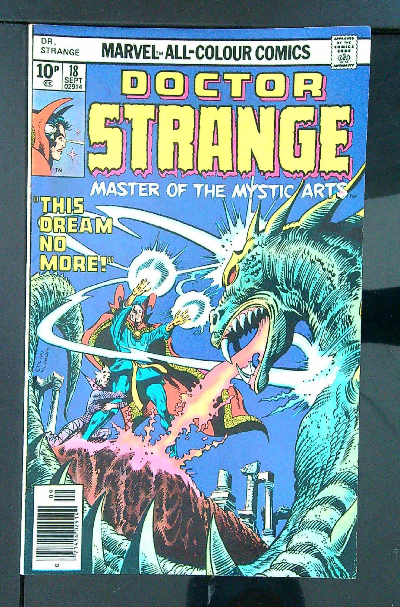 ACTUAL SCAN OF COMIC!<br> Cover of Doctor Strange (Vol 2) #18. One of 250,000 Vintage American Comics on sale from Krypton!